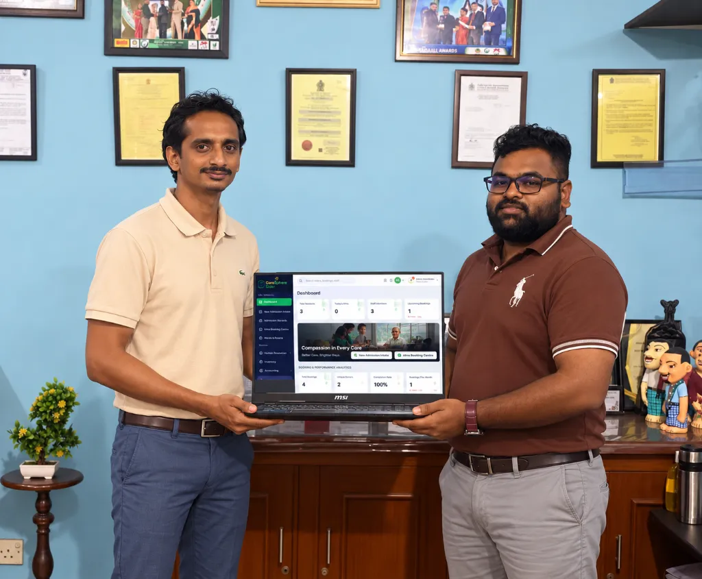 CareSphere Resident management system implemented by SurfUX for Guruge Elders Care in Panadura, Sri Lanka