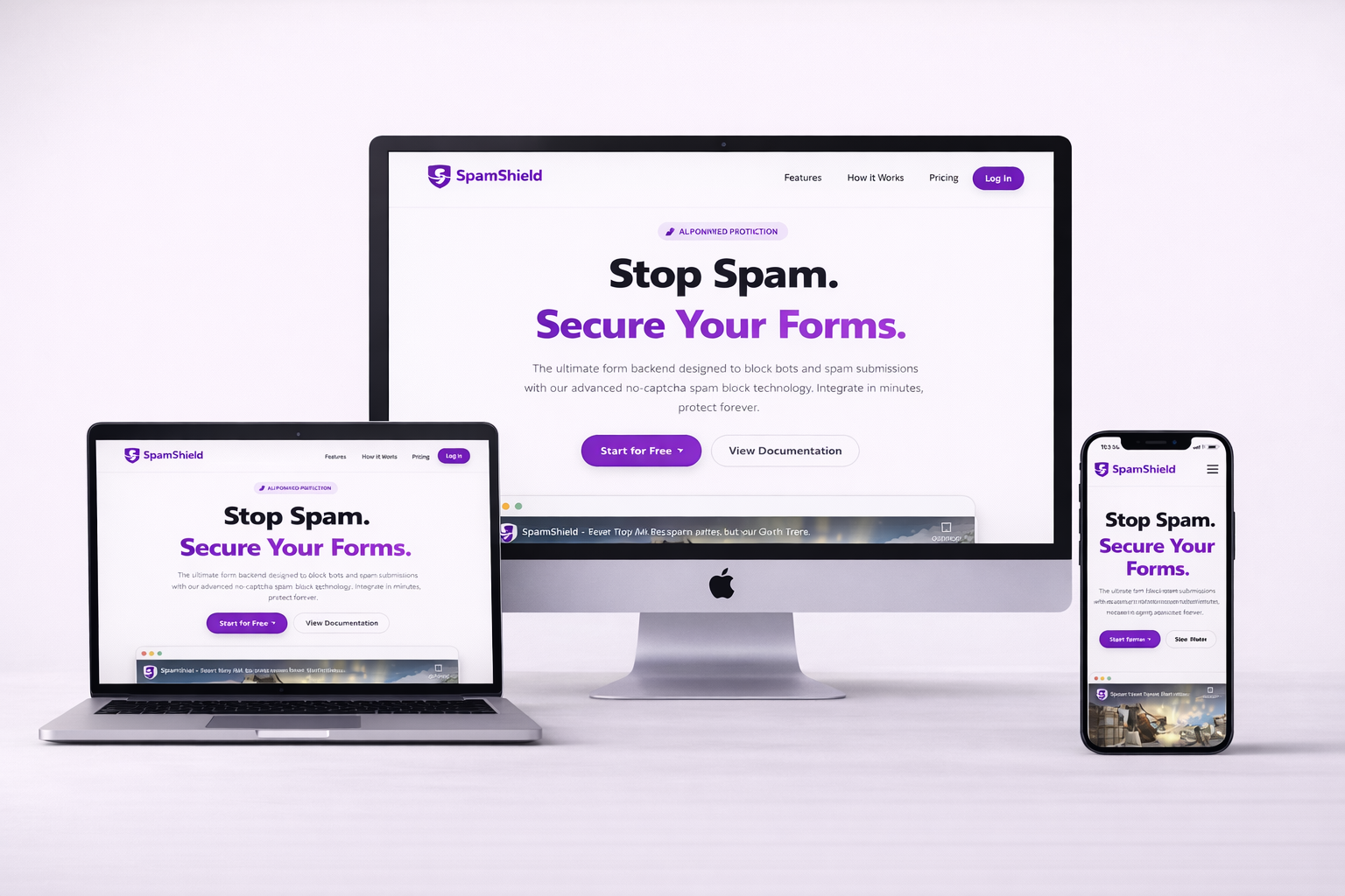 SpamShield AI Spam Protection Dashboard